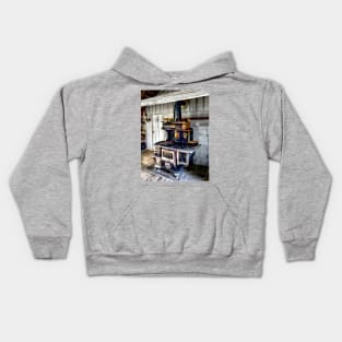 Kitchens - Coal Stove in Kitchen Kids Hoodie